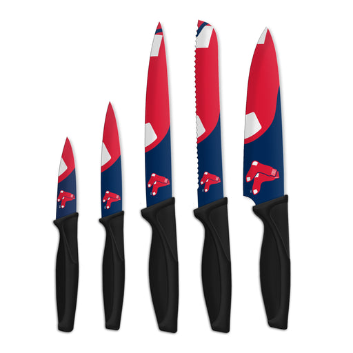 MLB Boston Red Sox 5-pc Kitchen Knives