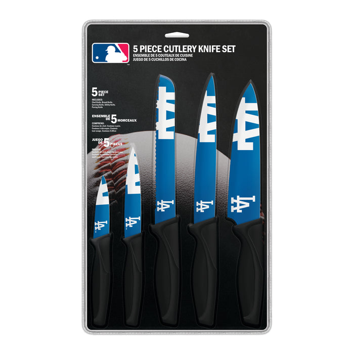 MLB LA Dodgers 5-pc Kitchen Knives