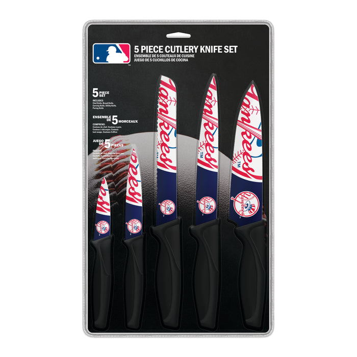MLB New York Yankees 5-pc Kitchen Knives
