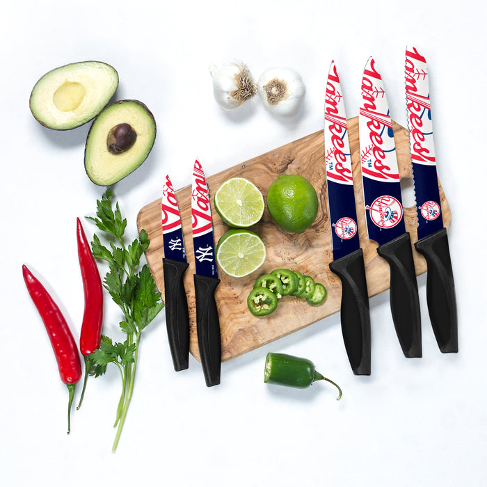MLB New York Yankees 5-pc Kitchen Knives
