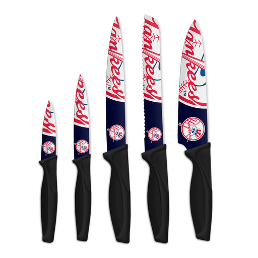 MLB New York Yankees 5-pc Kitchen Knives