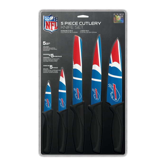 Couteaux de cuisine NFL Buffalo Bills, lot de 5