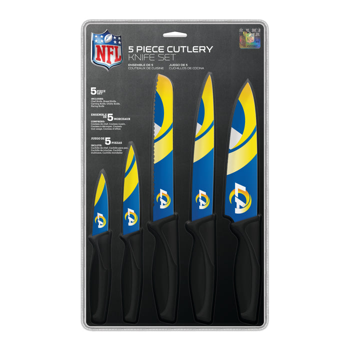 NFL LA Rams 5-pc Kitchen Knives