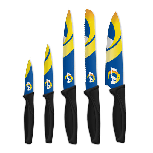 NFL LA Rams 5-pc Kitchen Knives