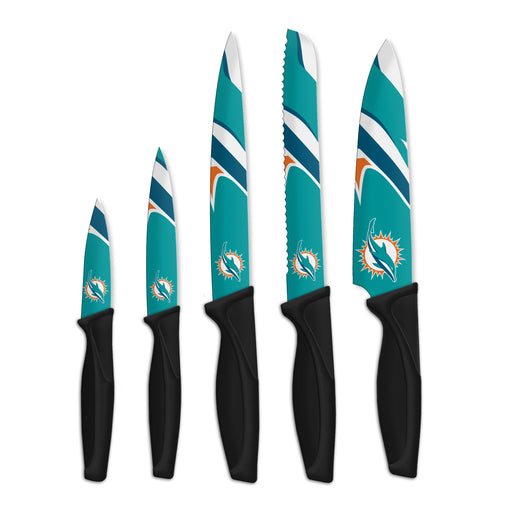 NFL Miami Dolphins 5-pc Kitchen Knives