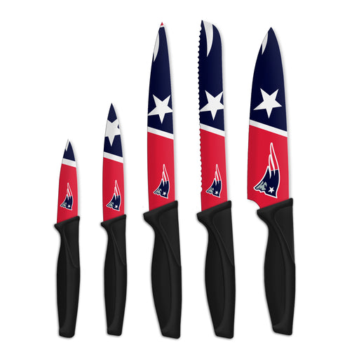 NFL New England Patriots 5-pc Kitchen Knives