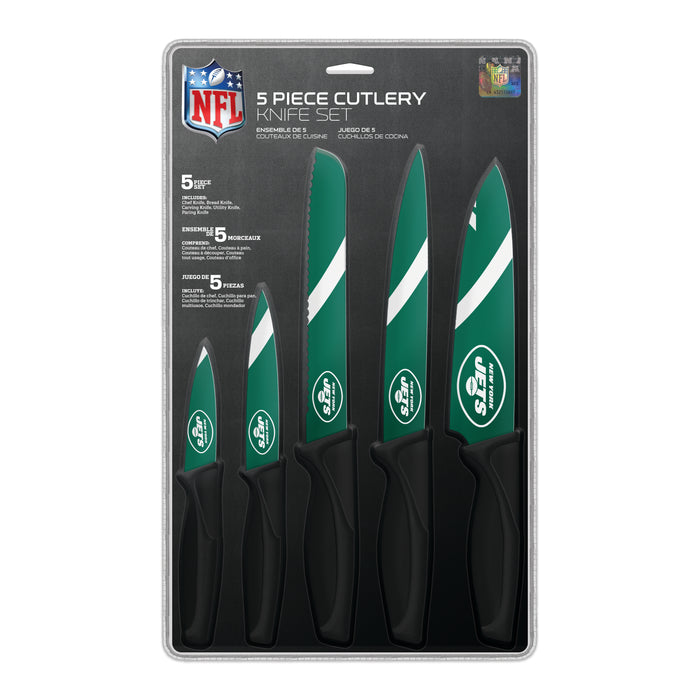 NFL New York Jets 5-pc Kitchen Knives