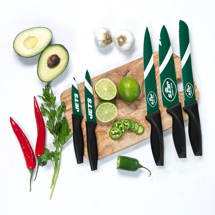 NFL New York Jets 5-pc Kitchen Knives