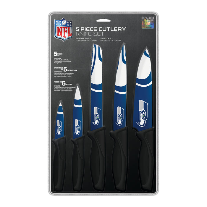 Ensemble de 5 couteaux de cuisine NFL Seattle Seahawks
