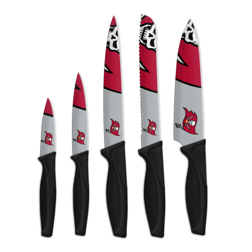 NFL Tampa Bay Buccaneers 5-pc Kitchen Knives
