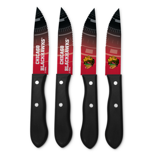 NHL Chicago Blackhawks 4-pc Steak Knives