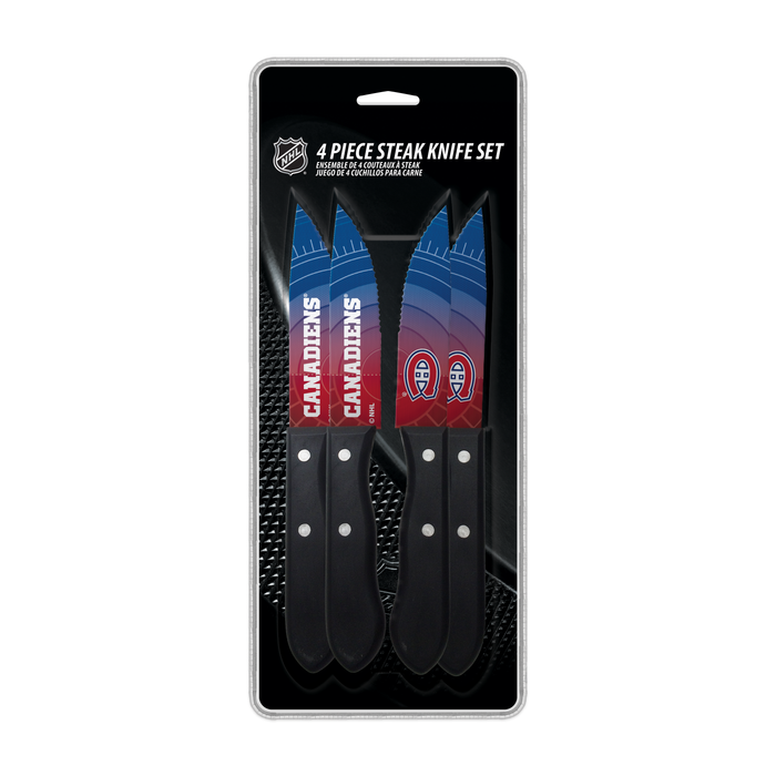 NHL Montreal Canadiens 4-pc Steak Knives