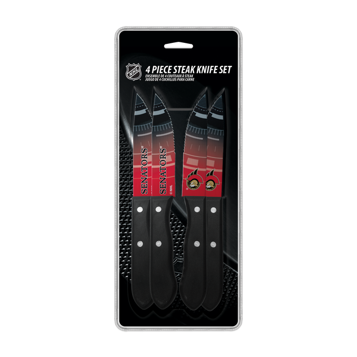 NHL Ottawa Senators 4-pc Steak Knives