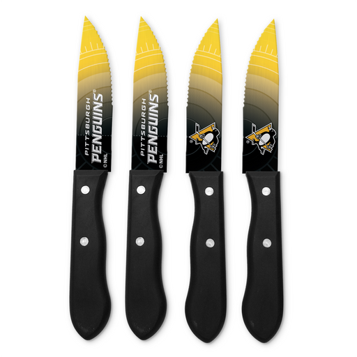 NHL Pittsburgh Penguins 4-pc Steak Knives