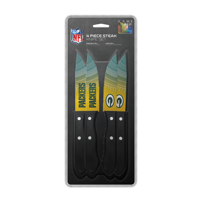 NFL Greenbay Packers 4-pc Steak Knives