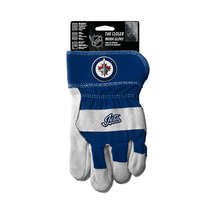 Gants de travail rapproché des Jets de Winnipeg de la LNH
