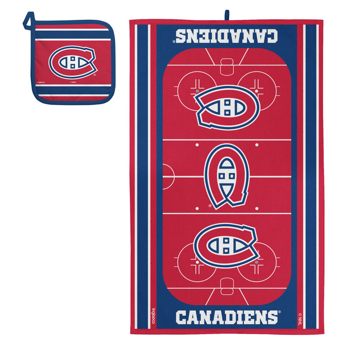 NHL Montreal Canadiens Kitchen Towel & Pot Holder Sets