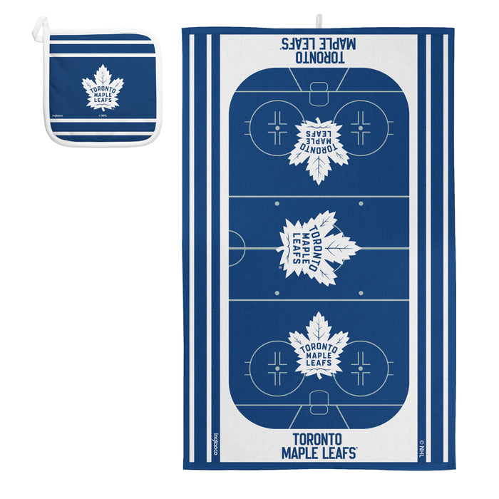 NHL Toronto Maple Leafs Kitchen Towel & Pot Holder Sets