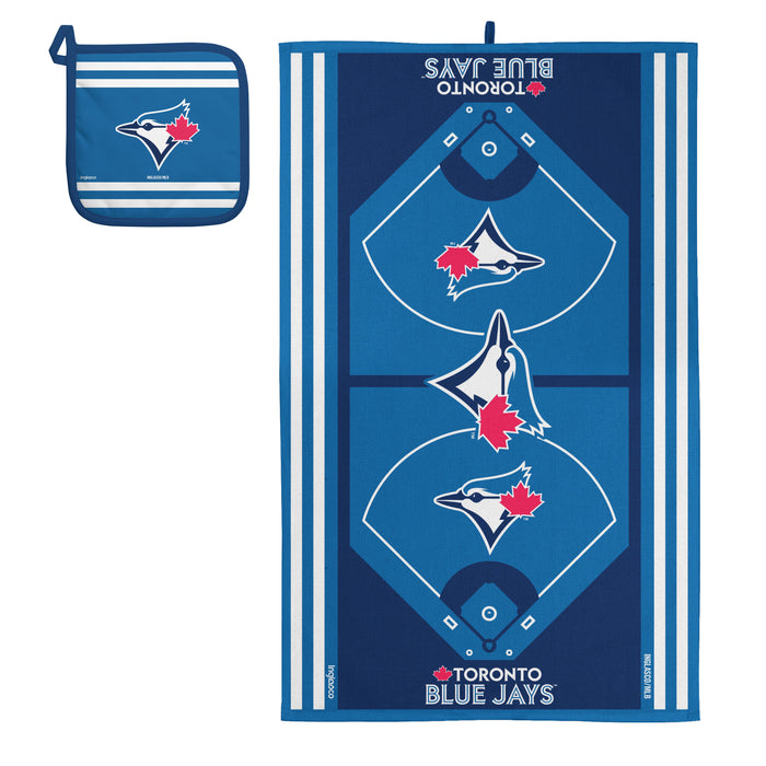 MLB Toronto Blue Jays Kitchen Towel & Pot Holder Sets