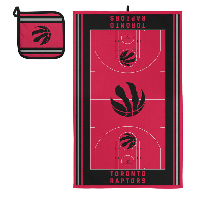 NBA Toronto Raptors Kitchen Towel & Pot Holder Sets