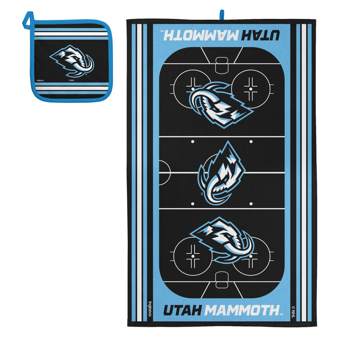 NHL Utah Mammoth Kitchen Towel & Pot Holder Sets