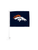 Denver Broncos Double-Sided 11x15 Car Flag