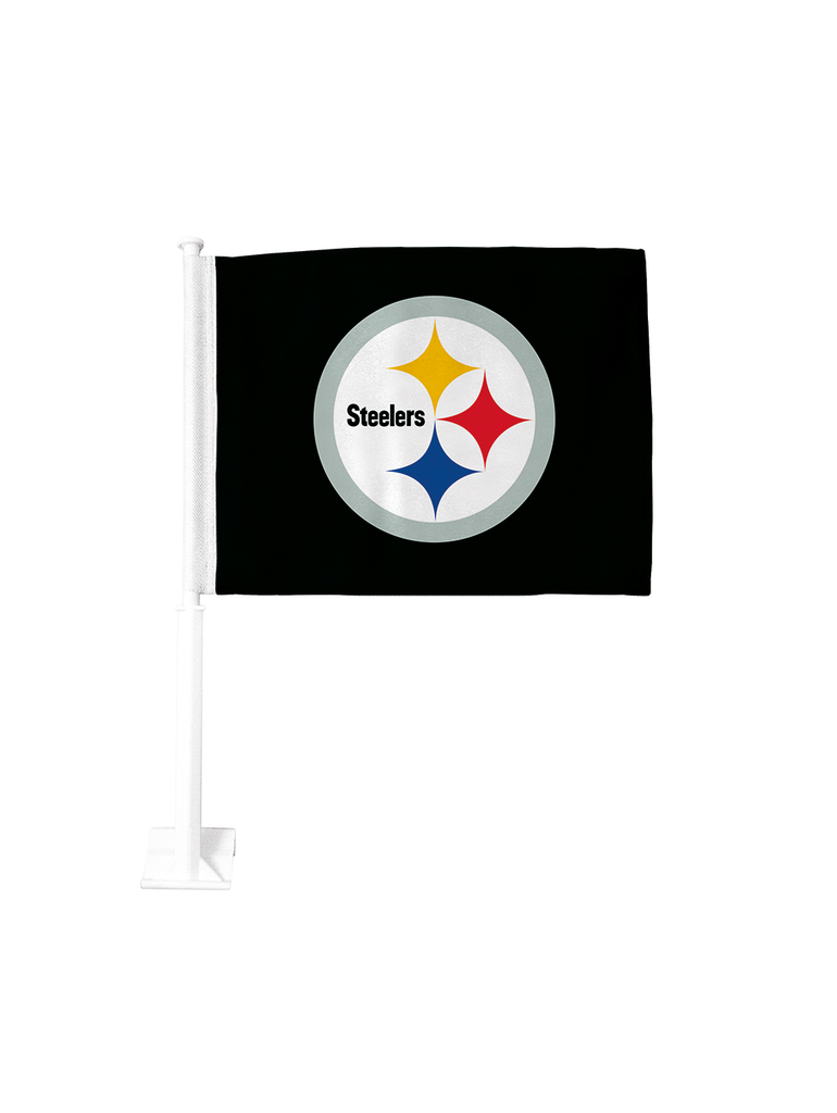 Pittsburgh Steelers Double-Sided 11x15 Car Flag