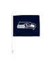 Seattle Seahawks Double-Sided 11x15 Car Flag