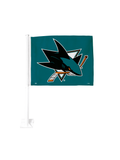 San Jose Sharks Double-Sided 11x15 Car Flag