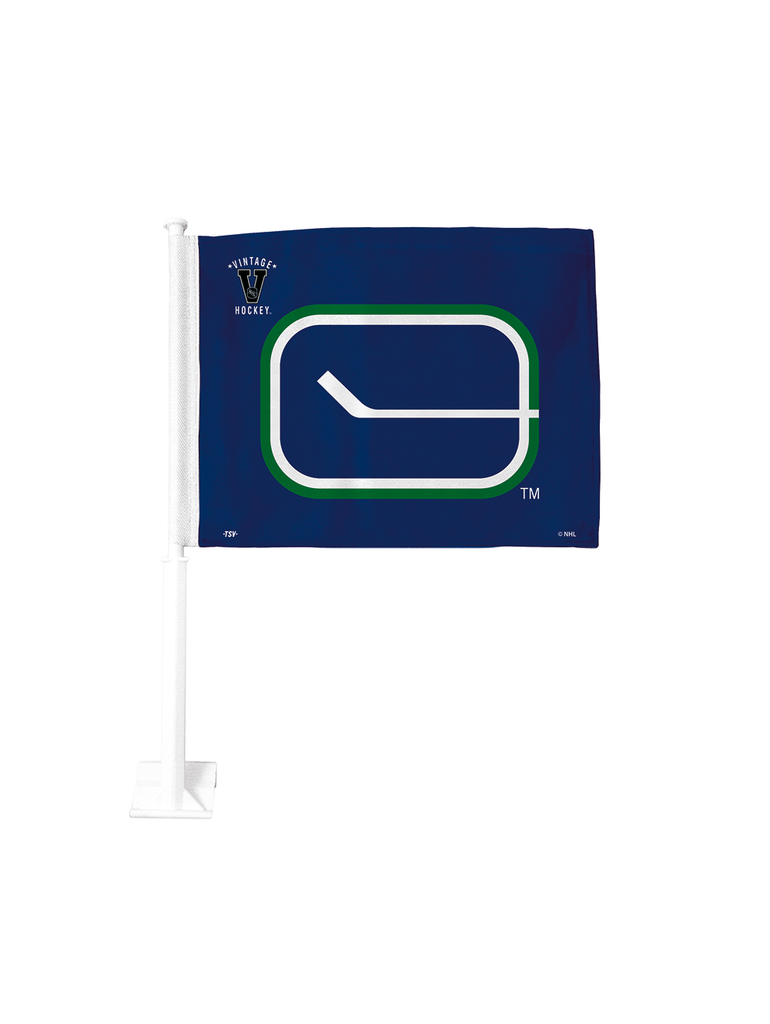 Vancouver Canucks Double-Sided 11x15 1970-71 Car Flag