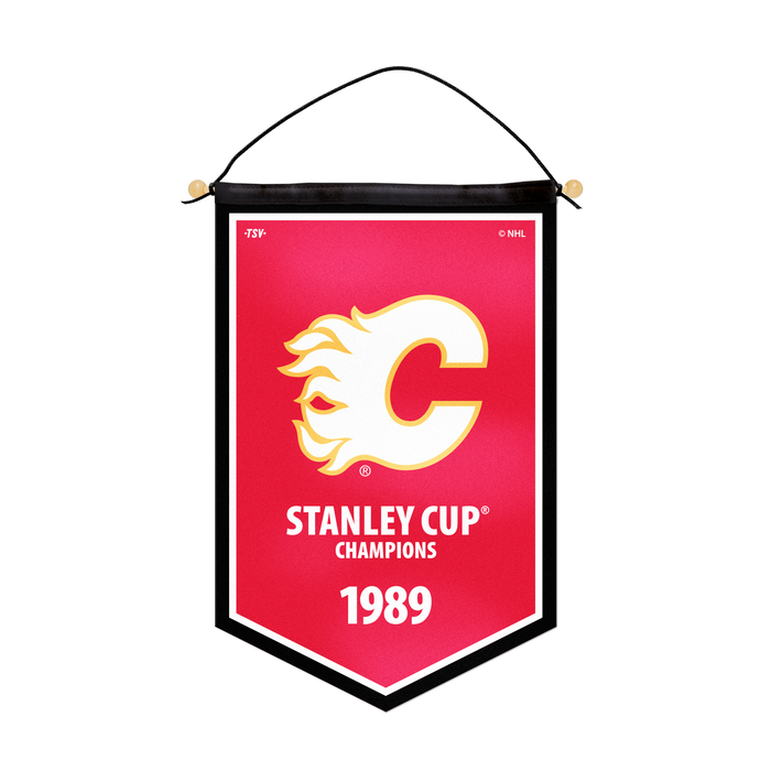 NHL Calgary Flames 12 X 18 Victory Banner