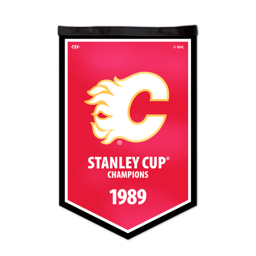 NHL Calgary Flames 12 X 18 Victory Banner