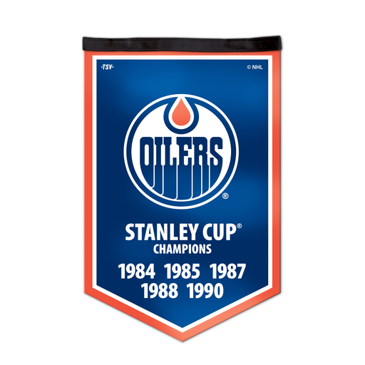 NHL Edmonton Oilers 12 X 18 Victory Banner