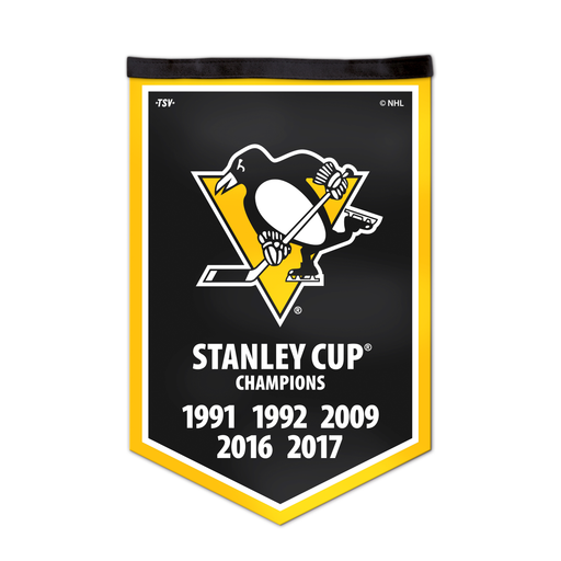 NHL Pittsburgh Penguins 12 X 18 Victory Banner