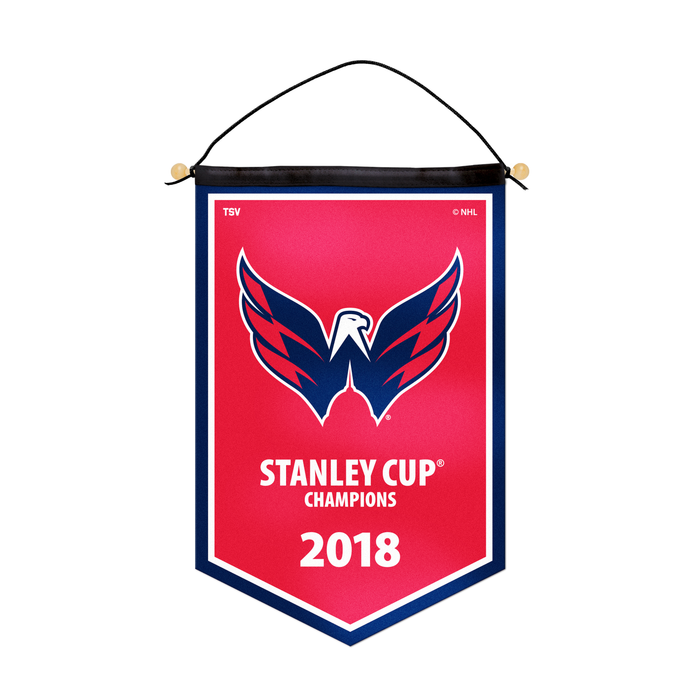 NHL Washington Capitals 12 X 18 Victory Banner