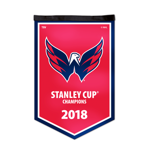 NHL Washington Capitals 12 X 18 Victory Banner