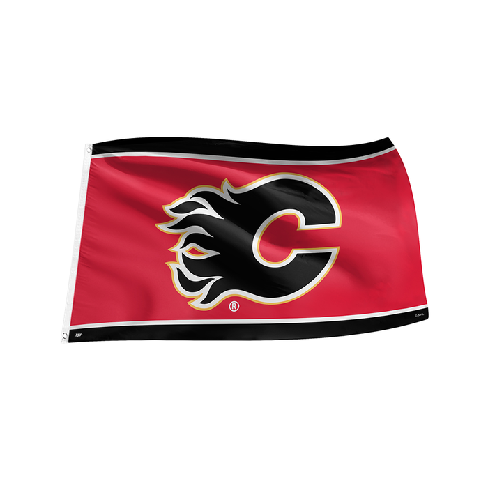 Calgary Flames 3x5 Flag with Grommets