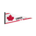 Hockey Canada Team Canada 2026 Olympic felt pennant on white with red maple leaf and Team Canada Équipe Canada graphics