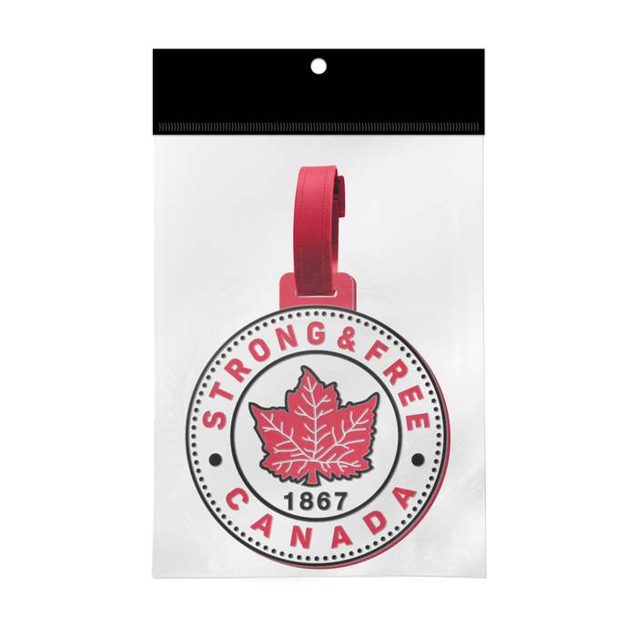 Étiquette de bagage Canada Strong and Free