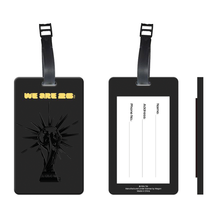 FIFA 2026 Luggage Tag Host Countries Black