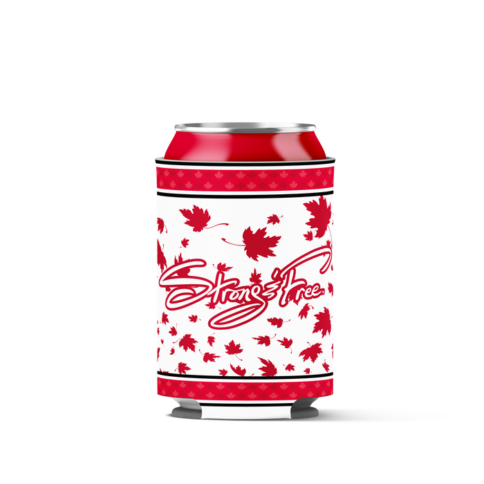 Strong and Free Canada Reversible Can Cooler