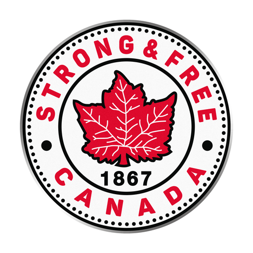 Strong and Free Canada Logo Lapel Pin