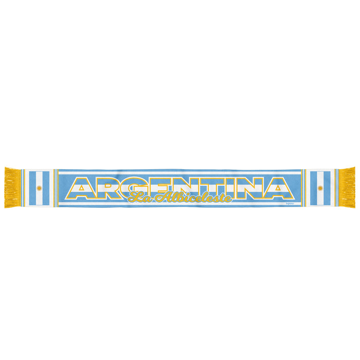 Argentina Sublimated Flag Fan Scarf