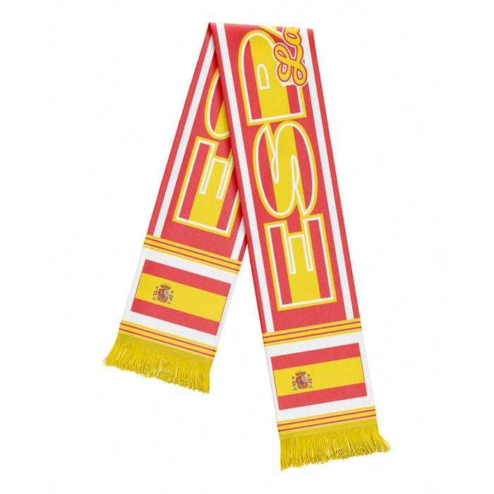 Spain Sublimated Flag Fan Scarf