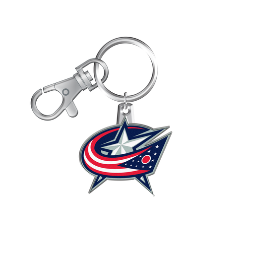 NHL Columbas Blue Jackets Keychain Logo
