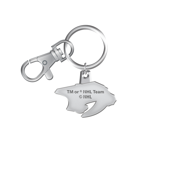 Porte-clés avec logo des Predators de Nashville de la LNH