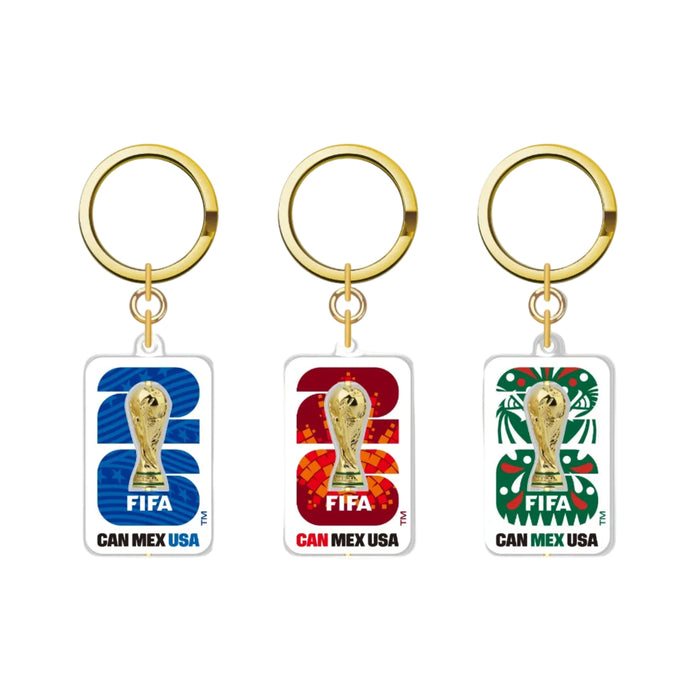 FIFA Keychain  3D Rotating Trophy& Host Countries Canada