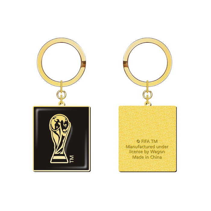 Porte-clés carré Trophée FIFA