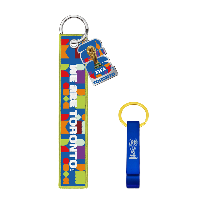 FIFA 2026 Keychain Bottle Opener With Webbing Toronto
