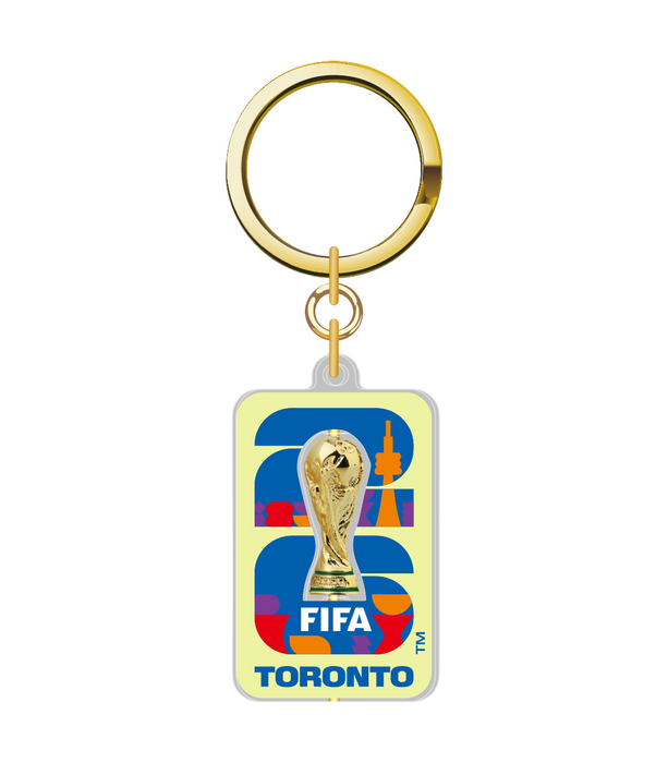 FIFA 2026 Keychain 3D Rotating Trophy Toronto